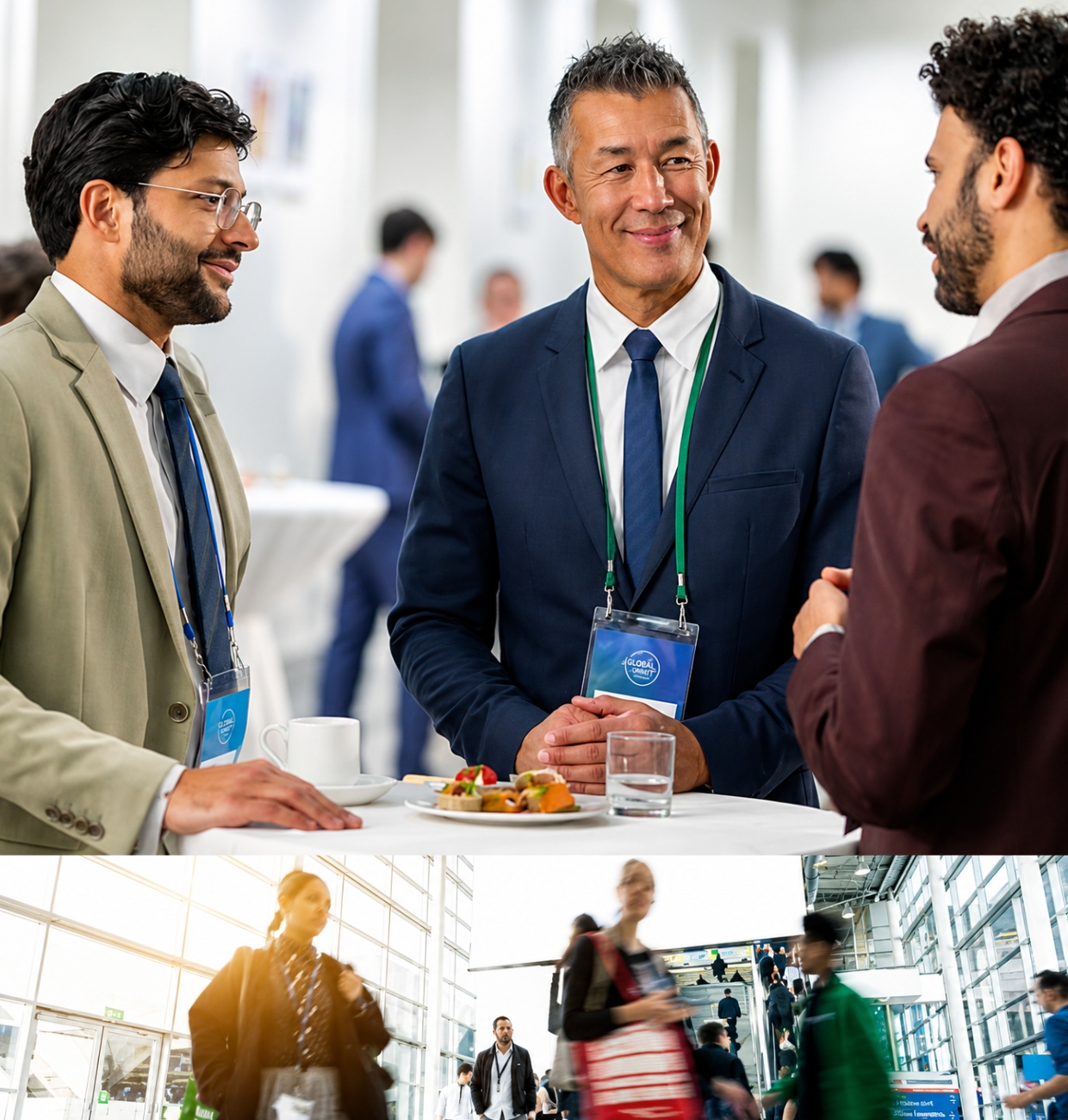 Delegates networking at a Barcadia flagship event
